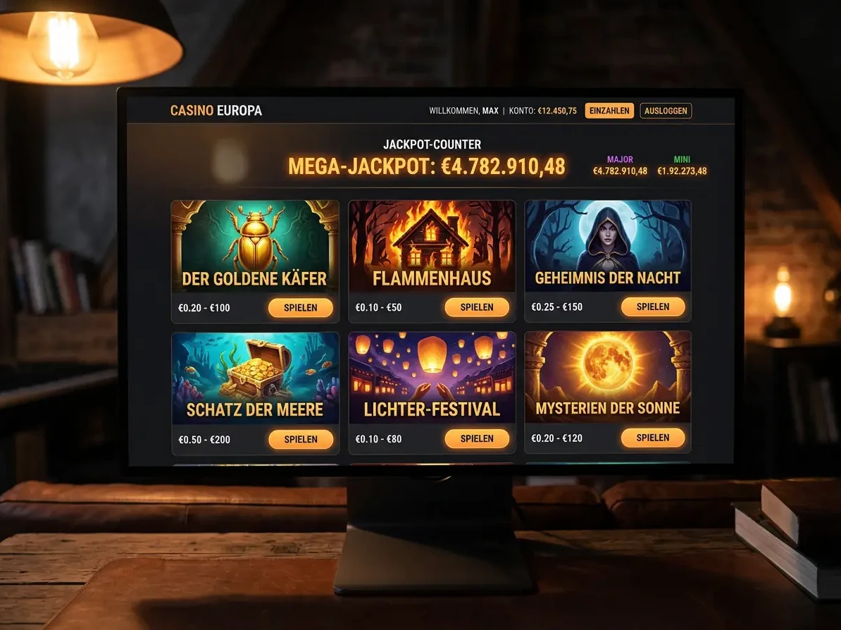 Spieleauswahl bei Redbet