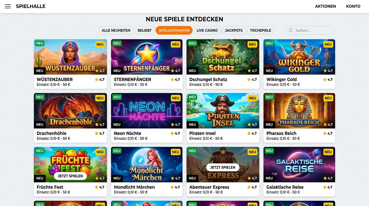 Neuerscheinungen & Trends — Redbet